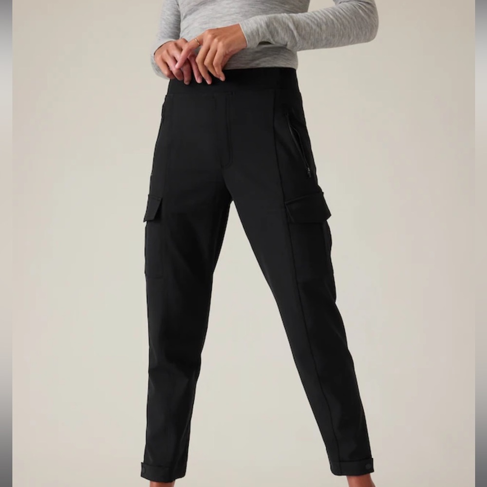 ATHLETA ENDLESS CARGO HIGH RISE JOGGERS for sale!